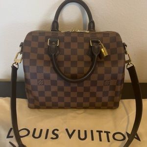 SOLD Louis Vuitton Speedy 25 Bandoulière Damier Ebene